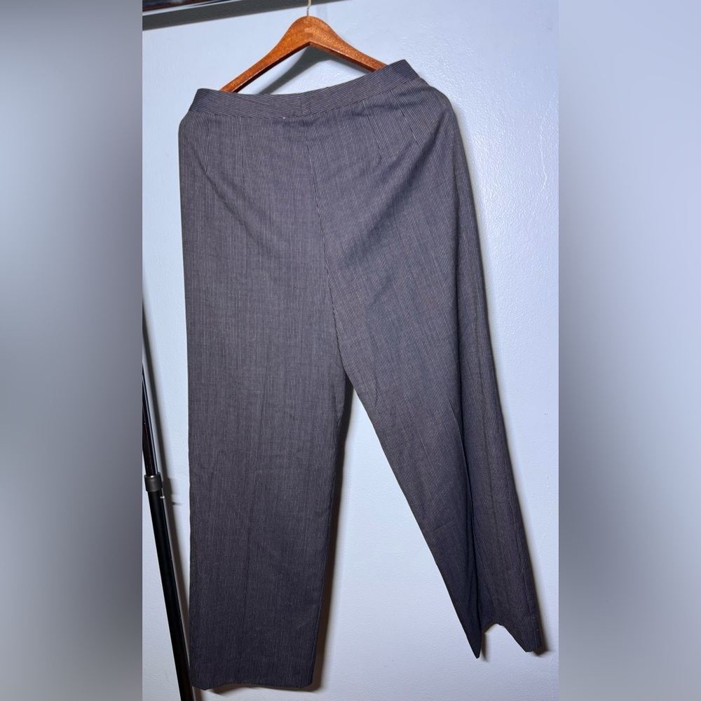 VTG Giorgio Armani Navy | Silk & Wool | Pinstriped Pants - Picture 13 of 13